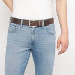GIL Casual Men's Full-Grain Leather Belt | Oil Pull-Up | 40mm Width