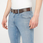 GIL Casual Men's Full-Grain Leather Belt | Oil Pull-Up | 40mm Width