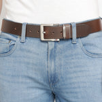 GIL Casual Men's Full-Grain Leather Belt | Oil Pull-Up | 40mm Width
