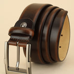 Profile Pull-SM Men's Leather Belt | Pull-Up Effect | Wrinkle-free