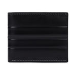 GIL Men's Bifold Leather Wallet with RFID | Embossed Full-Grain Leather