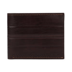 GIL Men's Bifold Leather Wallet with RFID | Embossed Full-Grain Leather