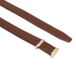 GIL Signature Tan Profile Men's Leather Belt | Wrinkle-free | Texas-2