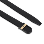 GIL Signature Profile Men's Leather Belt | Wrinkle-free | Matte Black Buckle