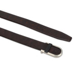 GIL Signature Profile Men's Leather Belt | Wrinkle-free | Snake print | Dual-tone Brown