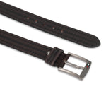 GIL Casual Men's Leather Belt | Top-Grain | 3-D Embossed | G-1277