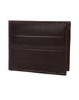 GIL Men's Bifold Leather Wallet with RFID | Embossed Full-Grain Leather