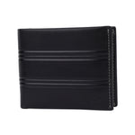 GIL Men's Bifold Leather Wallet with RFID | Embossed Full-Grain Leather