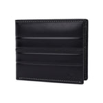 GIL Men's Bifold Leather Wallet with RFID | Embossed Full-Grain Leather