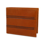 GIL Men's Bifold Leather Wallet with RFID | Embossed Full-Grain Leather