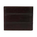 GIL Men's Bifold Leather Wallet with RFID | Embossed Full-Grain Leather