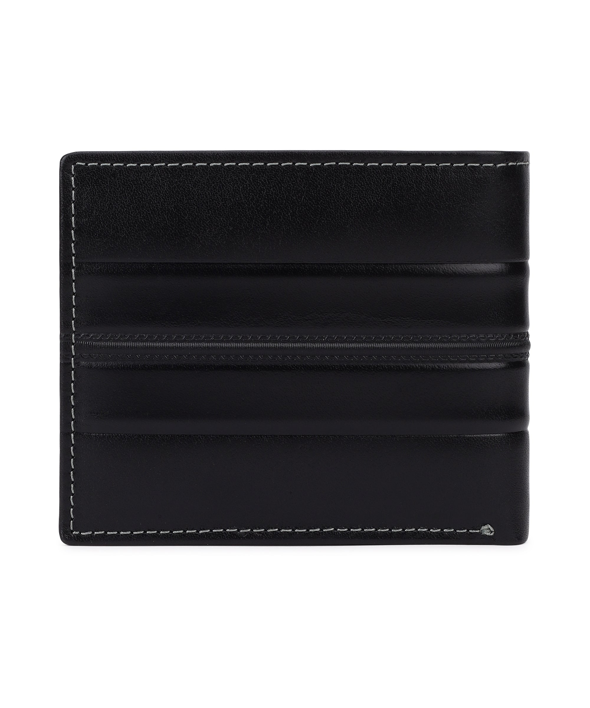 GIL Men's Bifold Leather Wallet with RFID | Embossed Full-Grain Leather