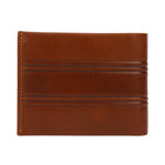 GIL Men's Bifold Leather Wallet with RFID | Embossed Full-Grain Leather