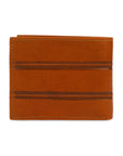 GIL Men's Bifold Leather Wallet with RFID | Embossed Full-Grain Leather