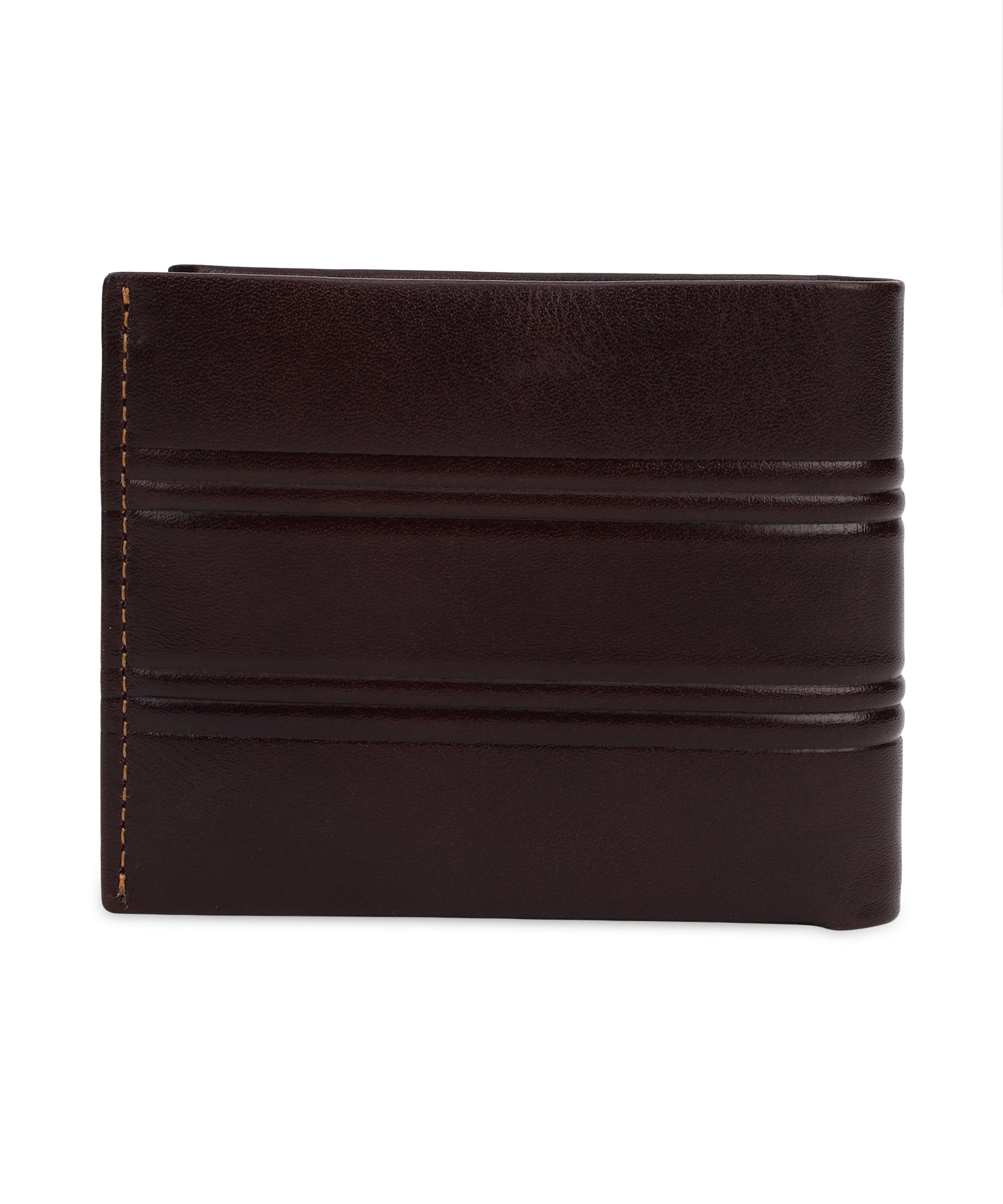 GIL Men's Bifold Leather Wallet with RFID | Embossed Full-Grain Leather