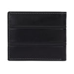 GIL Men's Bifold Leather Wallet with RFID | Embossed Full-Grain Leather