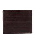 GIL Men's Bifold Leather Wallet with RFID | Embossed Full-Grain Leather
