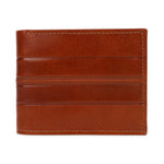 GIL Men's Bifold Leather Wallet with RFID | Embossed Full-Grain Leather