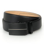 GIL Signature Auto-lock Men's Leather Belt | Wrinkle-free | With Leather Cleaning Cream