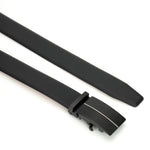 GIL Signature Auto-lock Men's Leather Belt | Wrinkle-free | With Leather Cleaning Cream