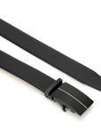 GIL Signature Auto-lock Men's Leather Belt | Wrinkle-free | With Leather Cleaning Cream