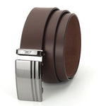 GIL Auto-lock Men's Indian Leather Belt |Smooth | Micro-adjustments