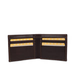 GIL Men's Bifold Leather Wallet with RFID | Embossed Full-Grain Leather