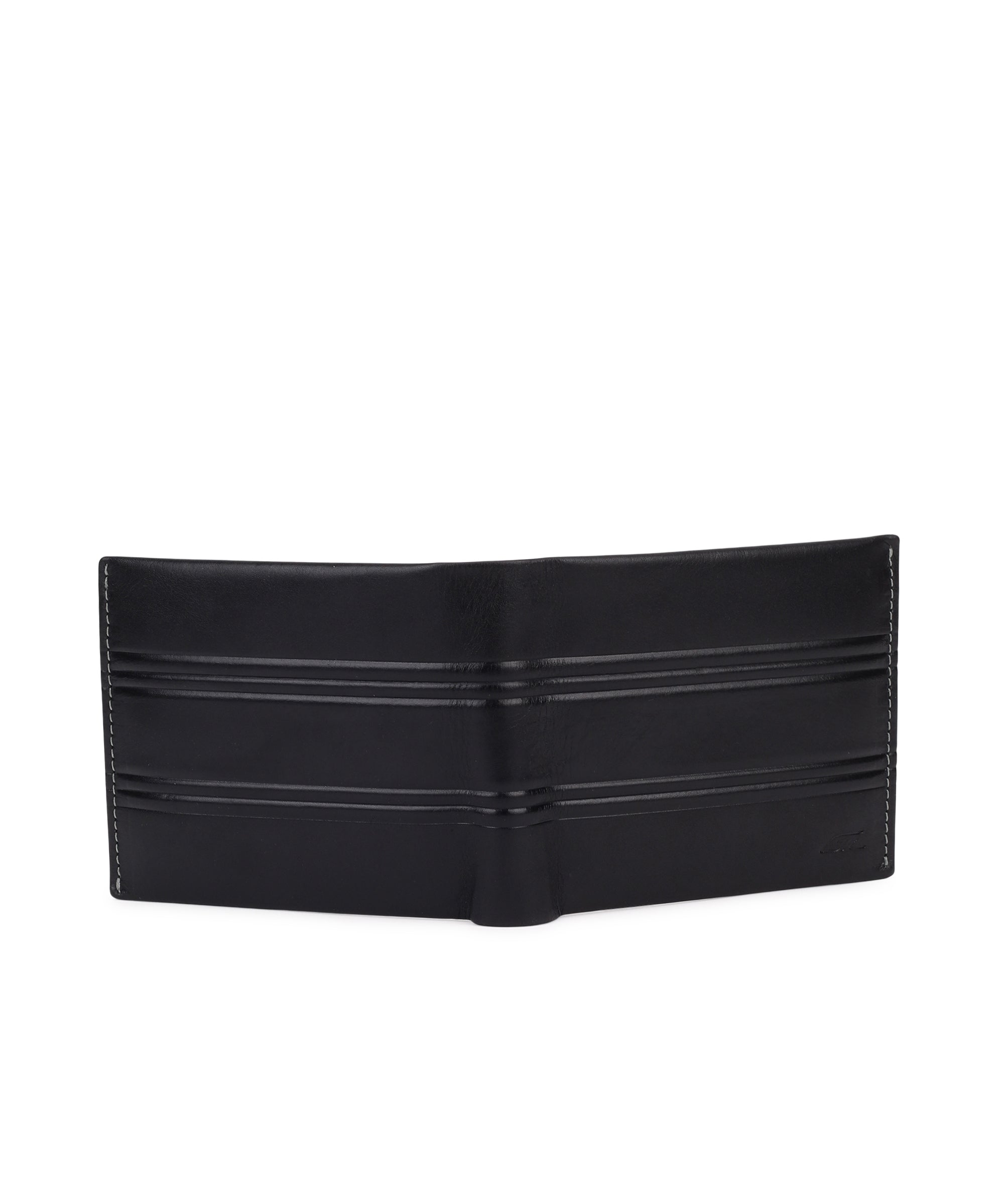GIL Men's Bifold Leather Wallet with RFID | Embossed Full-Grain Leather