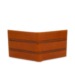 GIL Men's Bifold Leather Wallet with RFID | Embossed Full-Grain Leather
