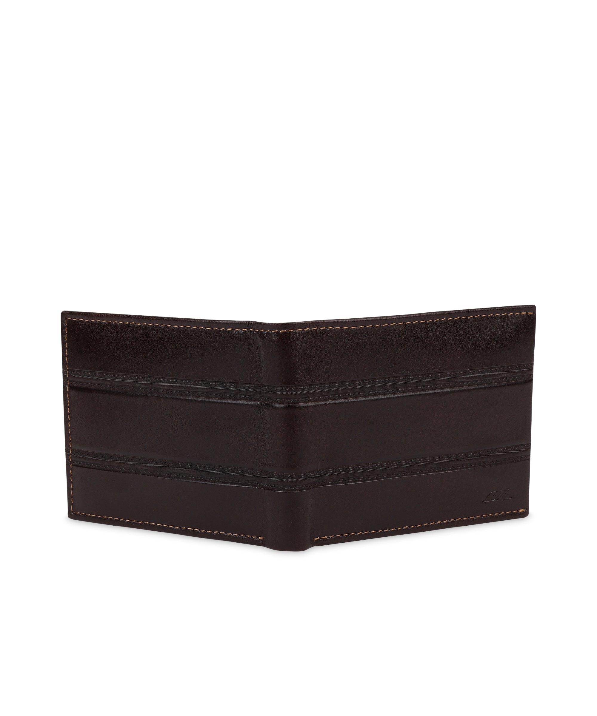 GIL Men's Bifold Leather Wallet with RFID | Embossed Full-Grain Leather