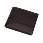 GIL Men's Bifold Leather Wallet with RFID | Embossed Full-Grain Leather