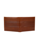 GIL Men's Bifold Leather Wallet with RFID | Embossed Full-Grain Leather