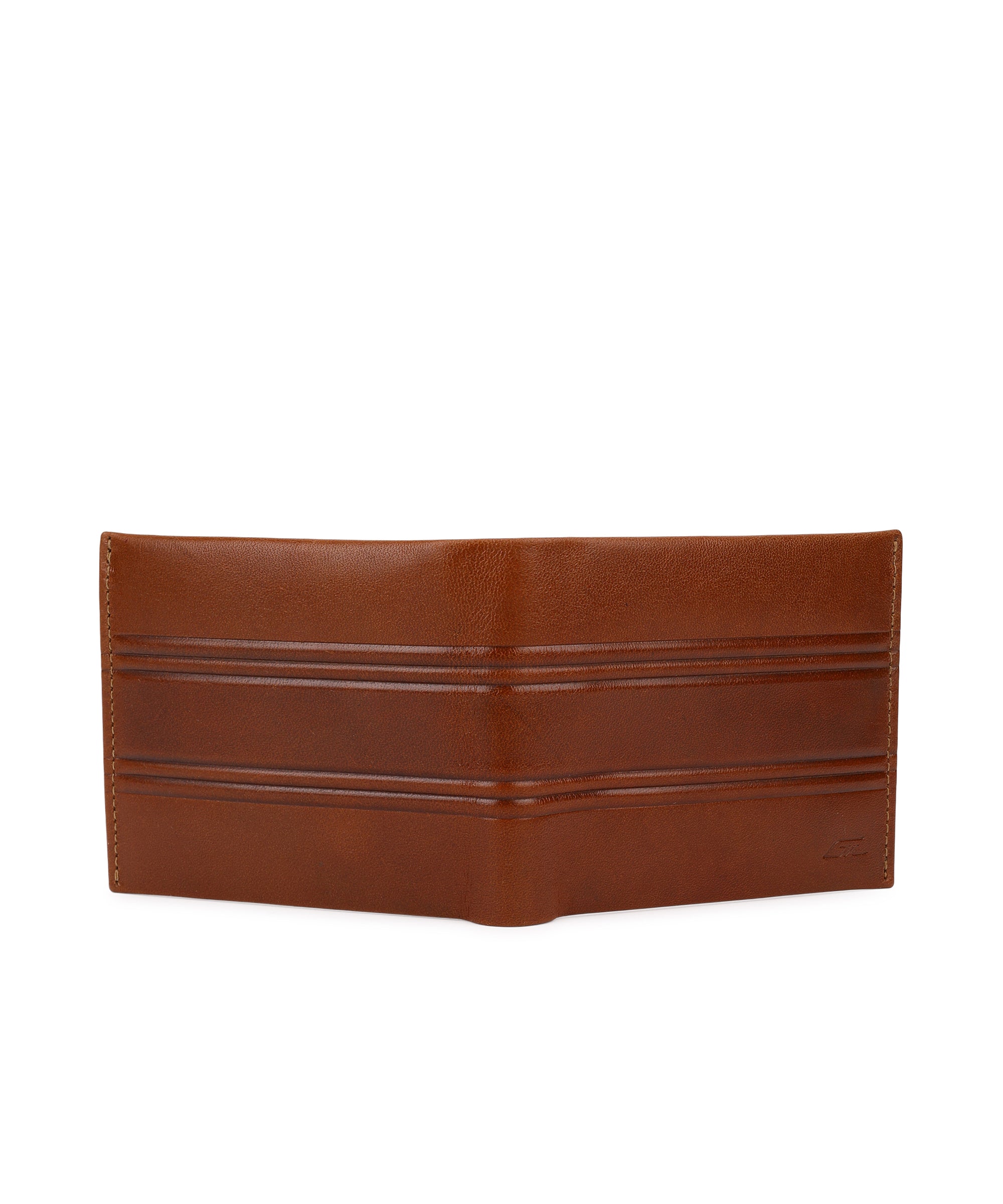 GIL Men's Bifold Leather Wallet with RFID | Embossed Full-Grain Leather