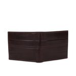 GIL Men's Bifold Leather Wallet with RFID | Embossed Full-Grain Leather
