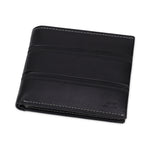 GIL Men's Bifold Leather Wallet with RFID | Embossed Full-Grain Leather