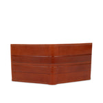 GIL Men's Bifold Leather Wallet with RFID | Embossed Full-Grain Leather