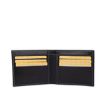 GIL Men's Bifold Leather Wallet with RFID | Embossed Full-Grain Leather