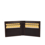 GIL Men's Bifold Leather Wallet with RFID | Embossed Full-Grain Leather