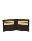 GIL Men's Bifold Leather Wallet with RFID | Embossed Full-Grain Leather