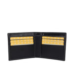GIL Men's Bifold Leather Wallet with RFID | Embossed Full-Grain Leather