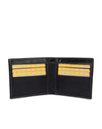 GIL Men's Bifold Leather Wallet with RFID | Embossed Full-Grain Leather