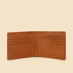 Signature Brown Leather Belt, Wallet & Keychain Combo