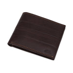 GIL Men's Bifold Leather Wallet with RFID | Embossed Full-Grain Leather