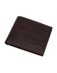 GIL Men's Bifold Leather Wallet with RFID | Embossed Full-Grain Leather