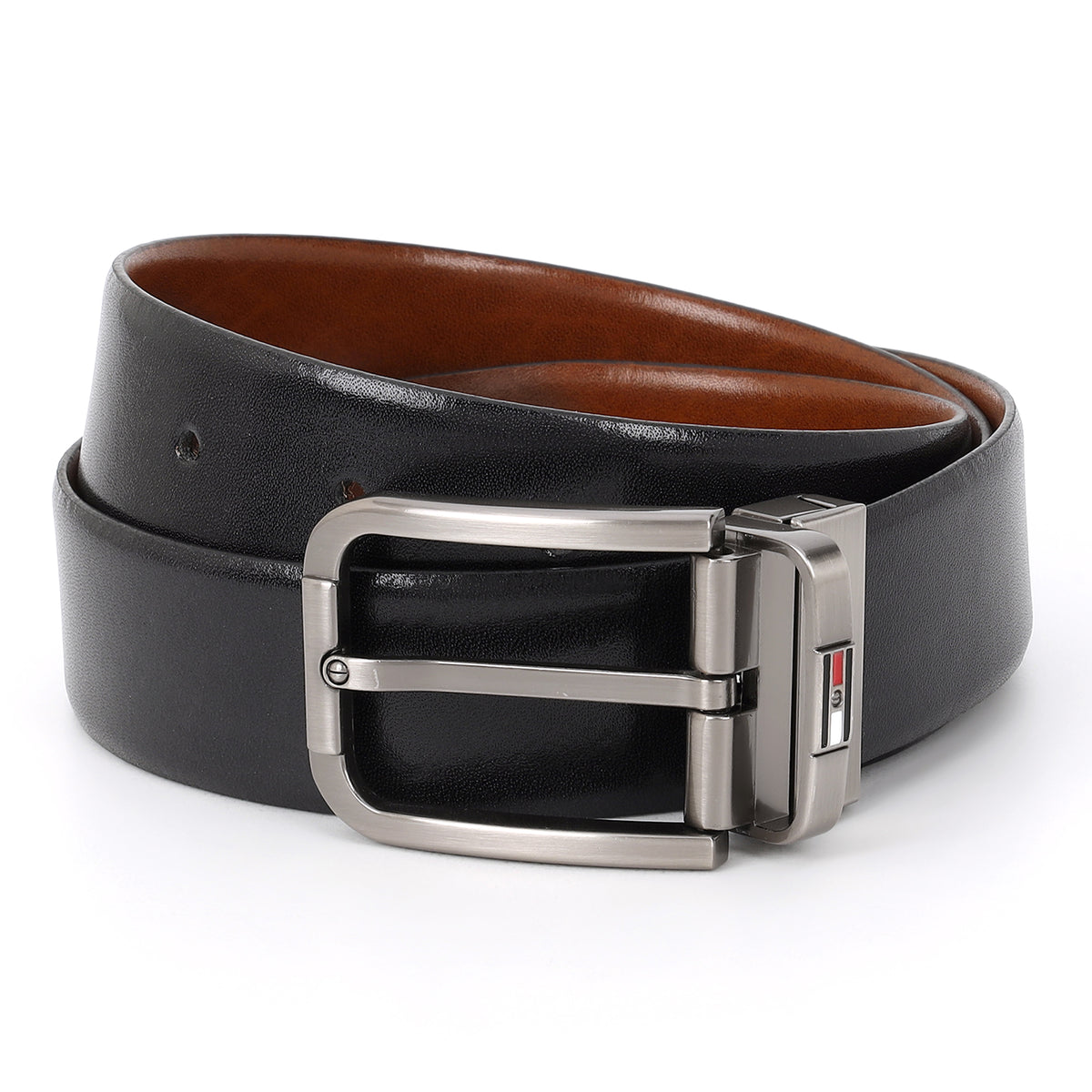 GIL Men’s Black Leather Gift Set – Belt, Wallet &amp; Keychain