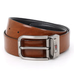 GIL Men’s Black Leather Gift Set – Belt, Wallet & Keychain