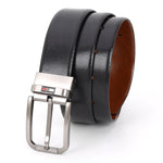GIL Men’s Black Leather Gift Set – Belt, Wallet & Keychain