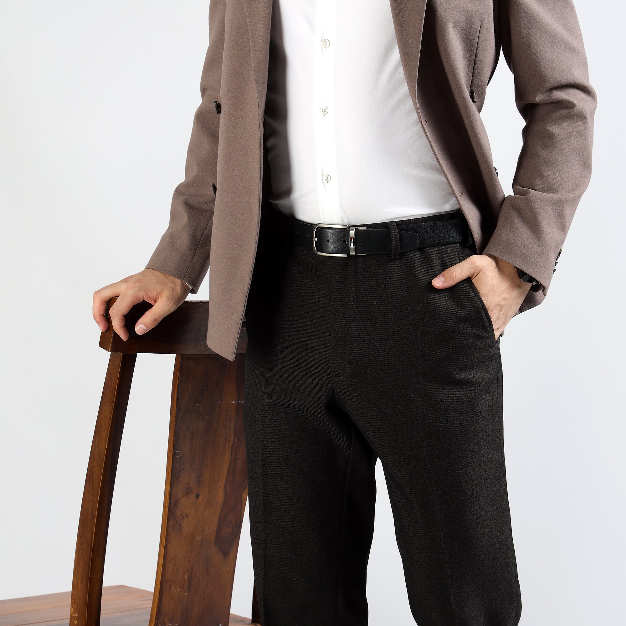GIL Men's Reversible Wrinkle-Free Leather Belt | Palmilla
