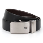 GIL Men's Reversible Auto-lock Wrinkle-free Leather Belt | Palmilla Black & Brown
