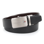 GIL Men's Reversible Auto-lock Wrinkle-free Leather Belt | Palmilla Black & Brown
